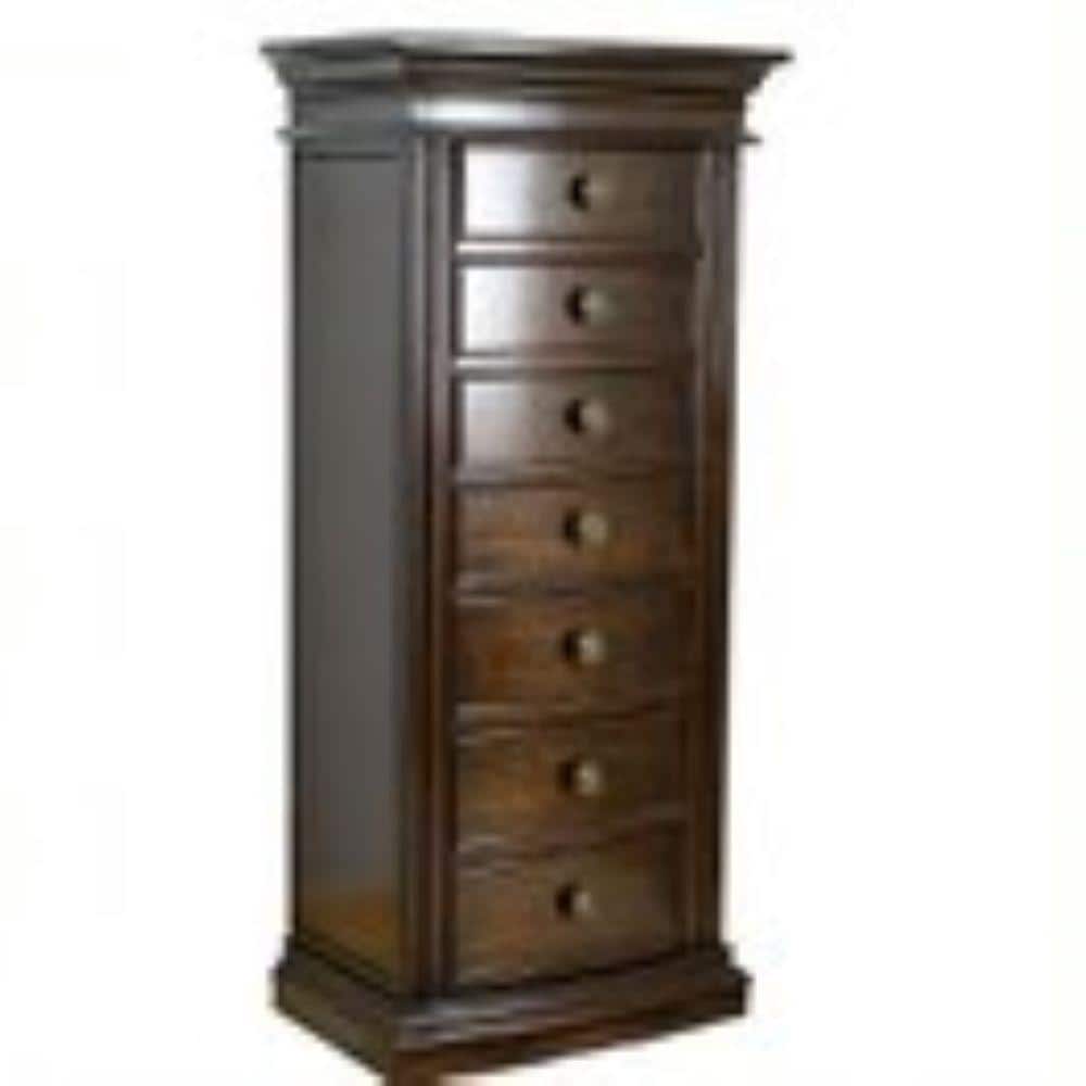 HIVES HONEY Landry Walnut Jewelry Armoire 40 in. x 17.75 in. x 13 in