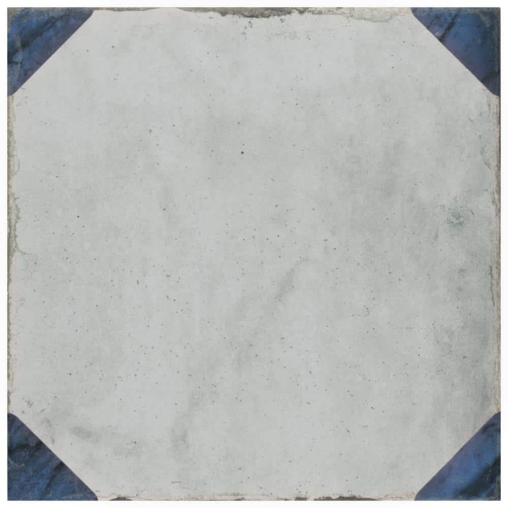 Renaissance Deco Indigo Corner 7-7/8 in. x 7-7/8 in. Porcelain Floor and Wall Tile (6.3 sq. ft./Case) price history on PriceWatchPro