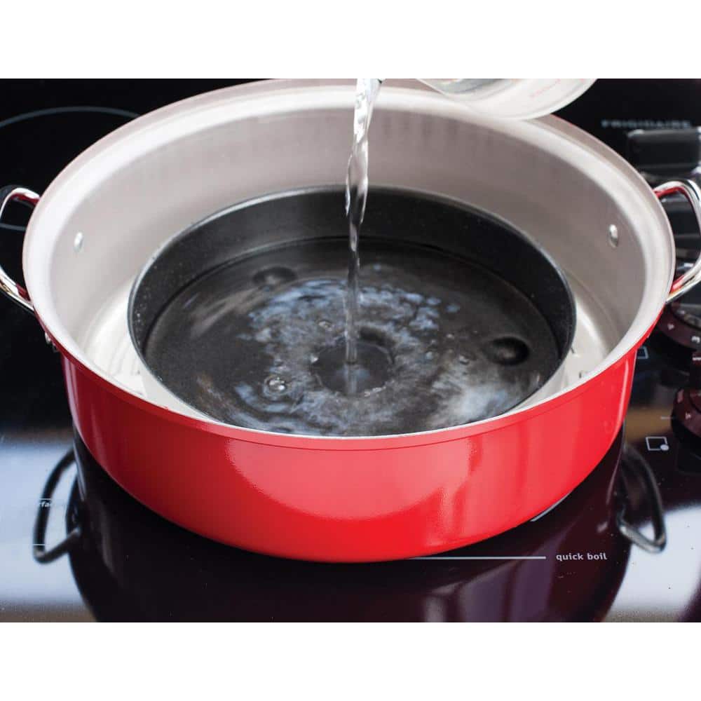365 All-American Indoor/Outdoor Kettle Smoker in Red