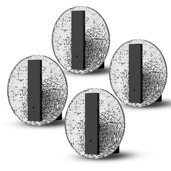 1-Light LED Night Lights Dimmable Plug into Wall 3000K Warm White with Dusk to Dawn Sensor(4-Pack)