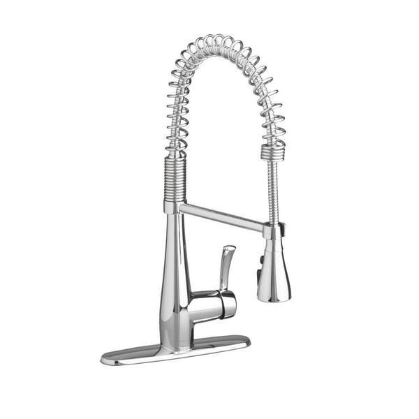 American Standard Quince Semi-Professional Single-Handle Pull-Down Sprayer Kitchen Faucet in Polished Chrome