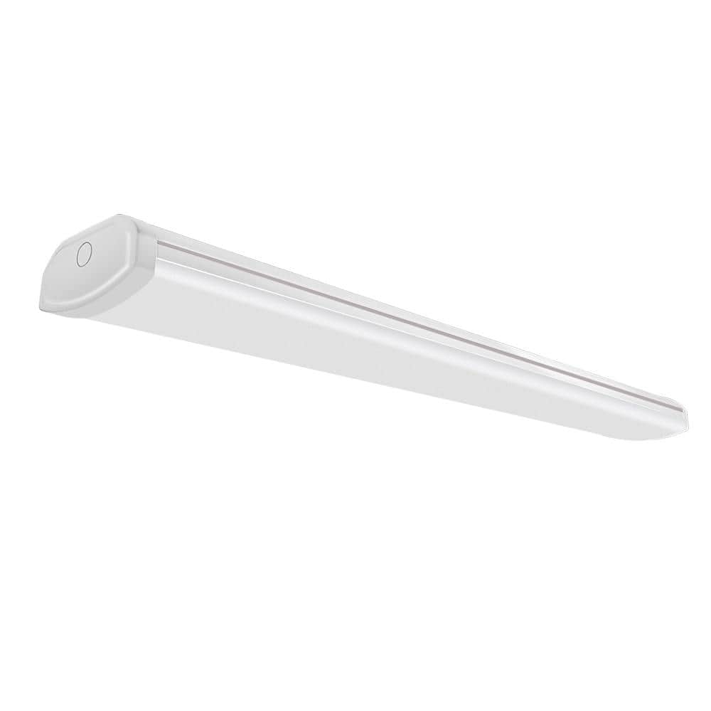 4 ft. 3600 Lumens 0-10V Dimmable 120-277V Integrated LED White Wraparound Light 40W Bright White 4000K  Low Profile price history on PriceWatchPro