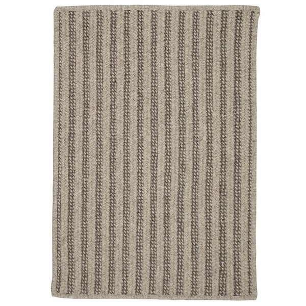 Virginia Gray  Doormat 3 ft. x 5 ft. Braided Area Rug