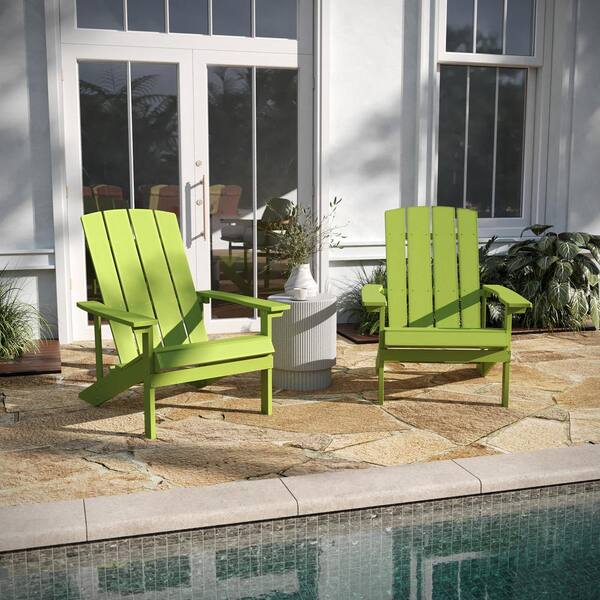 Lime green best sale lawn chairs