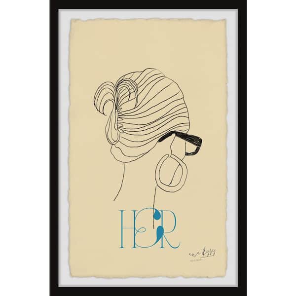 Unbranded "Make a Difference" by Marmont Hill Framed People Art Print 24 in. x 16 in.