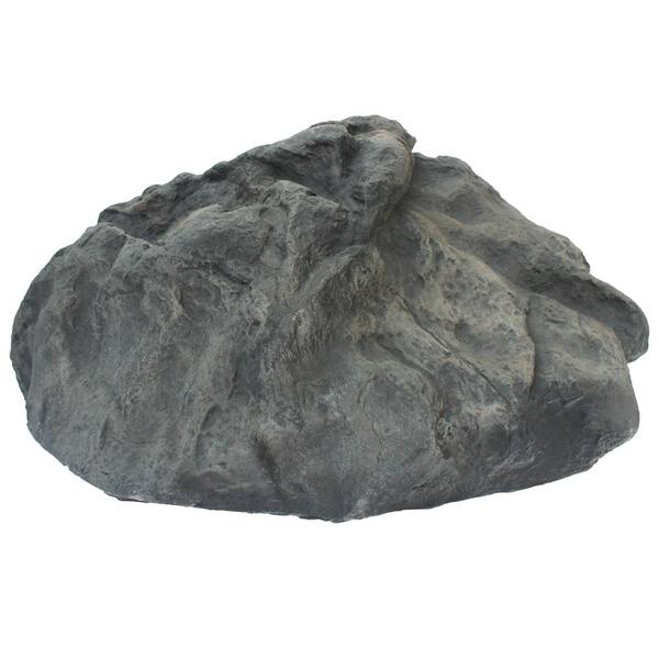Gardenised Huge Outdoor Weather Resistant Faux Stone Realistic Sandstone Rock Boulder Utility Cover, Jumpy