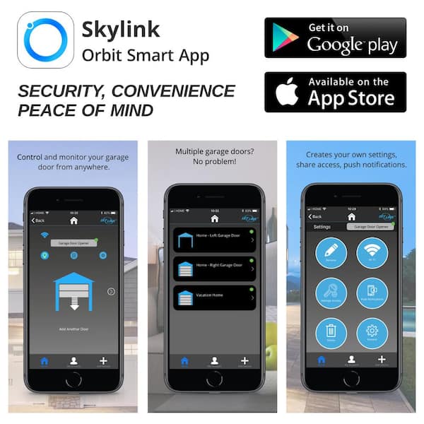 Skylink Atoms Smartphone Controlled, Wifi Garage Door Monitor Iphone