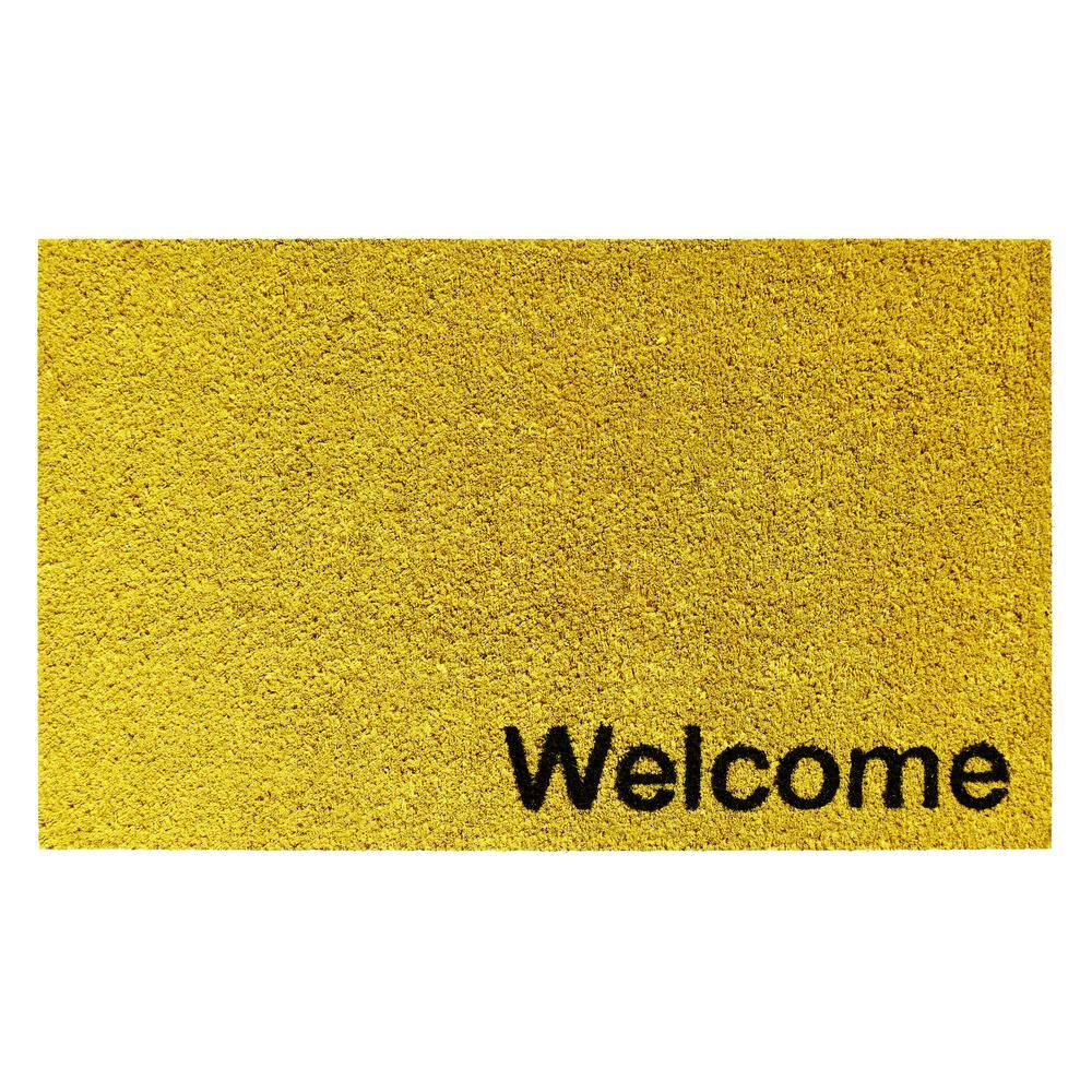 "Collins Yellow Pastel Welcome Doormat, 24"" x 36""" price history on PriceWatchPro