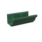 5 in. x 8 ft. K-Style Forest Green Aluminum Gutter