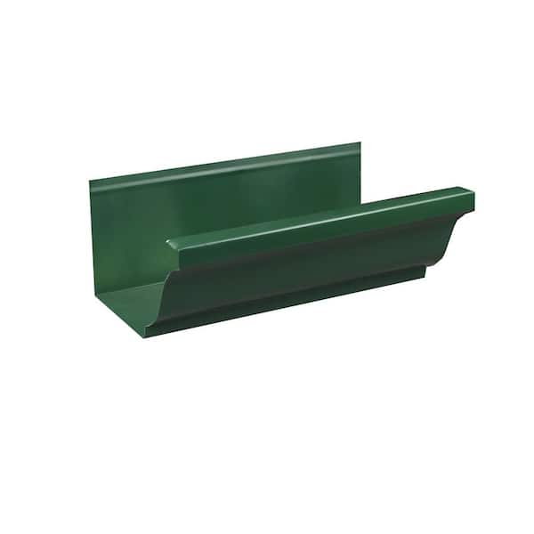 Spectra Metals 5 in. x 8 ft. K-Style Forest Green Aluminum Gutter