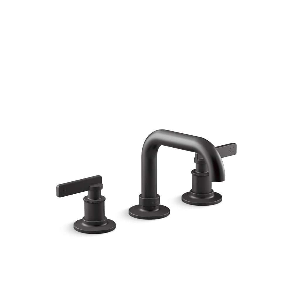 KOHLER Castia By Studio McGee 8 in. Widespread Double-Handle Bathroom Sink Faucet 1.2 GPM in Matte Black