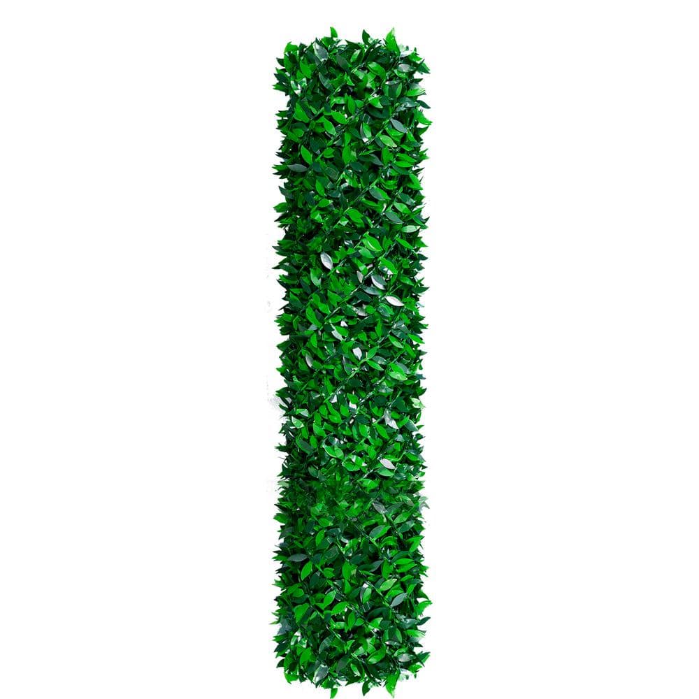 10 x 3.3 ft. Composite Green Garden Fence, Waterproof Artificial Hedges