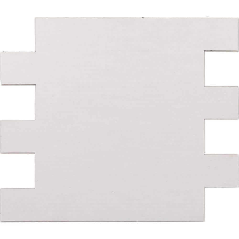 Daphne White Matte Peel and Stick Marble Mosaic Tile