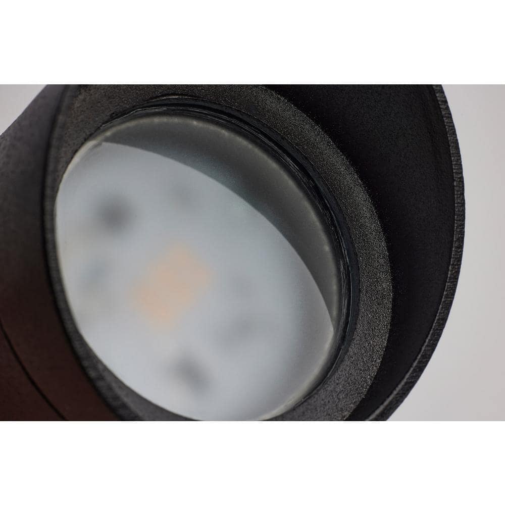Matte Black Integrated LED Landscape Flood Light, 6W