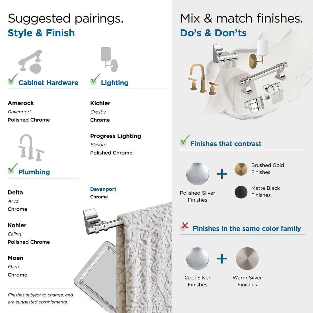 Chrome Pivoting Double Post Toilet Paper Holder