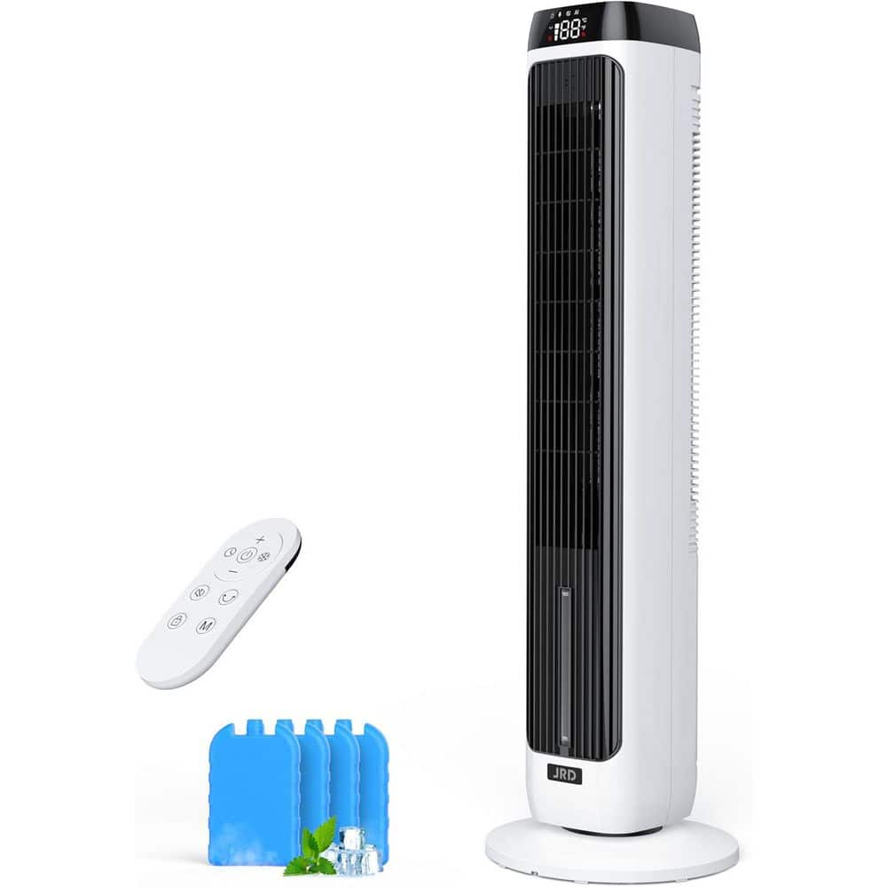 12H Timer 41 in. Portable Evaporative Cooler 3-in-1 Bladeless Fan with 3-Speed, 5-Modes, 80° Oscillation, Remote Control price history on PriceWatchPro