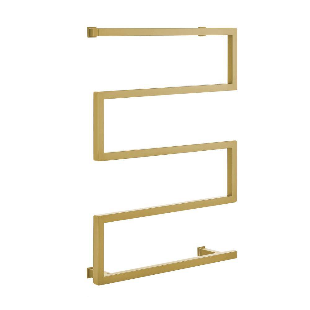 Swiss Madison Voltaire 5-Bar Electric Towel Warmer in Brushed Gold