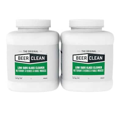 4 lbs. Container Beer Clean Glass Cleaner Dish Soap, Unscented, Powder (2/Carton)