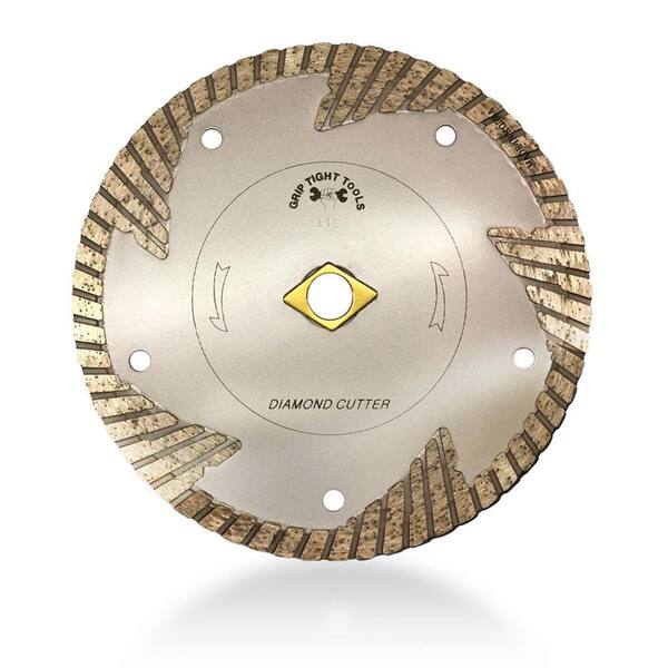 Grip Tight Tools Classic 4-in Wet/Dry Segmented Rim Diamond Saw Blade at