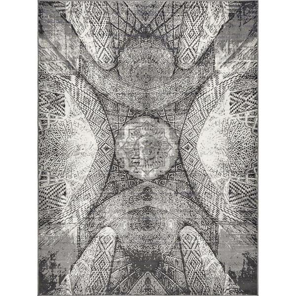 Sofia Albert Dark Gray 8' 0 x 11' 0 Area Rug