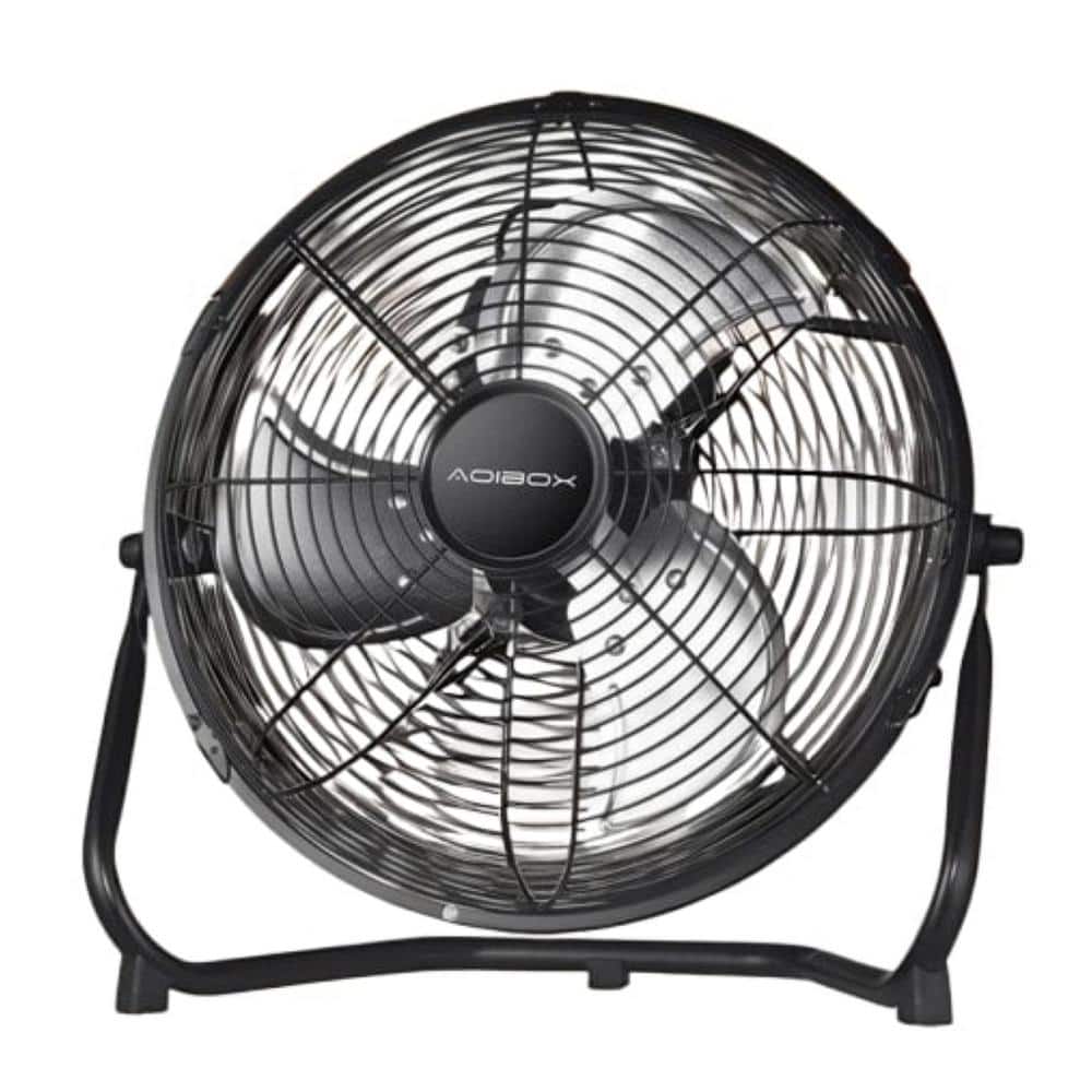 20 in. 3 fan speeds Drum Fan in Black, High-Velocity Industrial Heavy Duty 