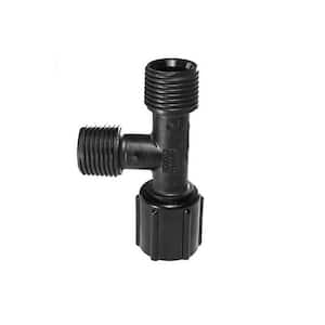 1/2 in. Plastic PEX Male Pipe Thread x 1/2 in. Female Swivel x 1/2 in. Male Pipe Thread Stacking Manifold Tee (5-Pack)