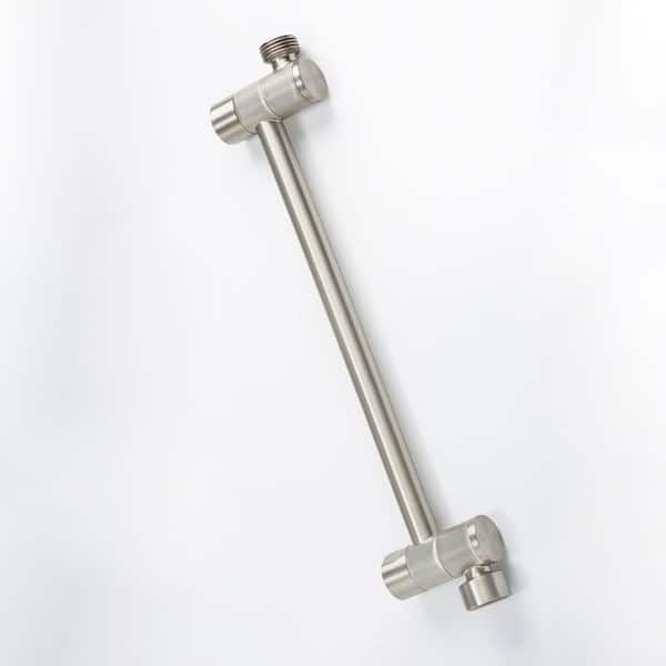 Nebia 0.5 in. Dia x 10 in. Length Adjustable Shower Arm Extension in Spot Resistant Nickel