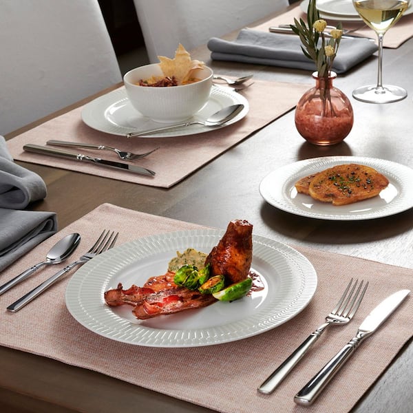Oneida Easton ディナーフォーク&ナイフ　セット Oneida Easton One Silver 18/10-Stainless Steel Teaspoon Set (Set