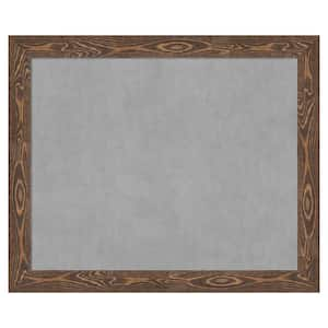 Bridge Brown 46 in. x 38 in. Framed Magnetic Board