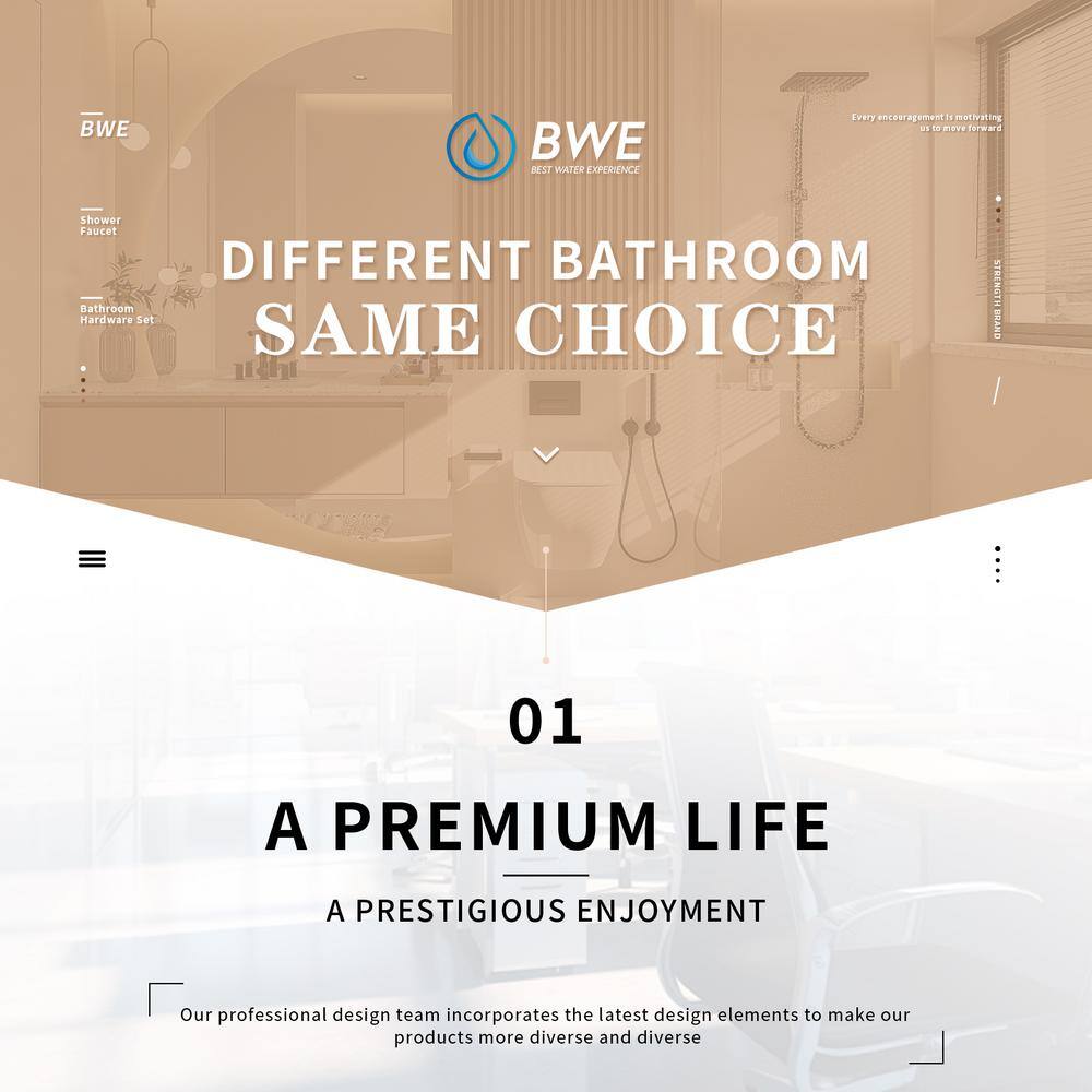Matte Black Brass Freestanding Tub Faucet with Hand Shower
