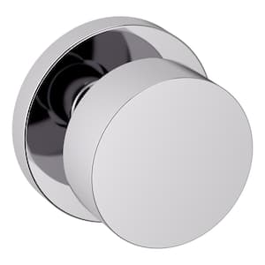 5055 Polished Chrome Brass Door Knob with 5046 Rose Full Dummy