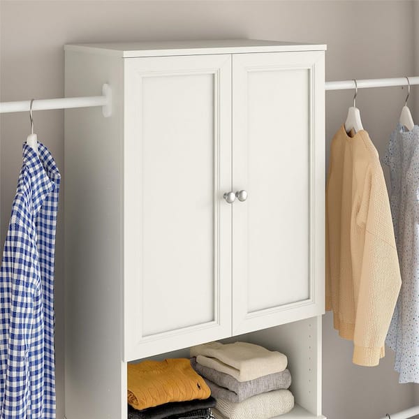 StyleWell Westport 25 in. W x 30 in. H White Laminate Board