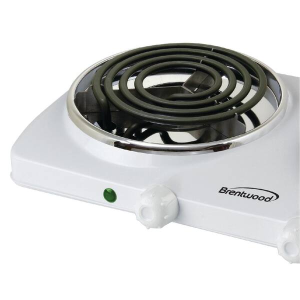 Brentwood Ts-361w 1,500-Watt Double Electric Burner