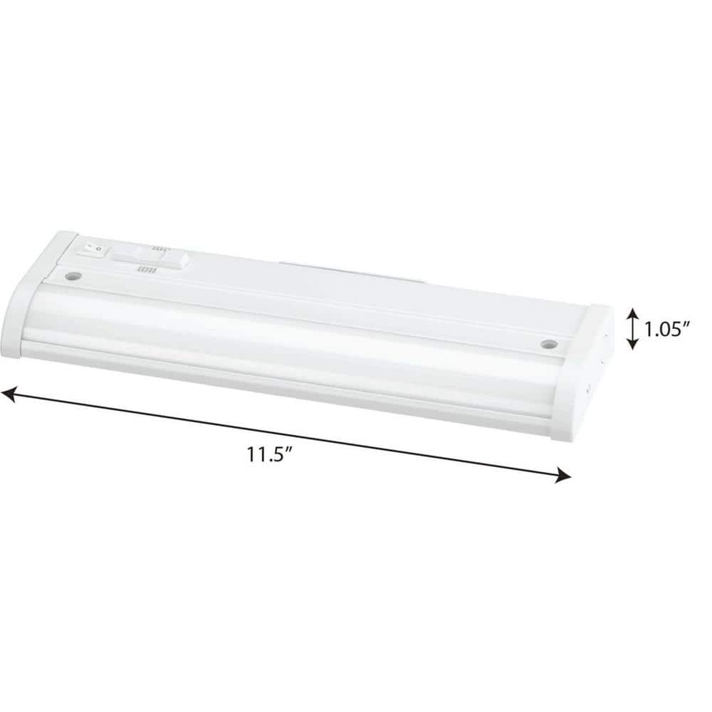 12-Inch White LED Linear Undercabinet Light with 5-CCT