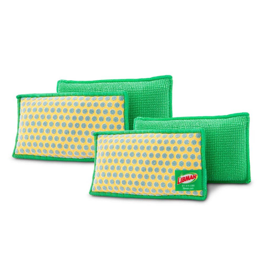 Libman Power Scrub Dots Kitchen and Bath Sponges (2-Count) 336 - The Home  Depot