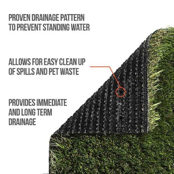 AstroLawn Verde 15 ft. Wide x Cut to Length Green Artificial Grass Carpet