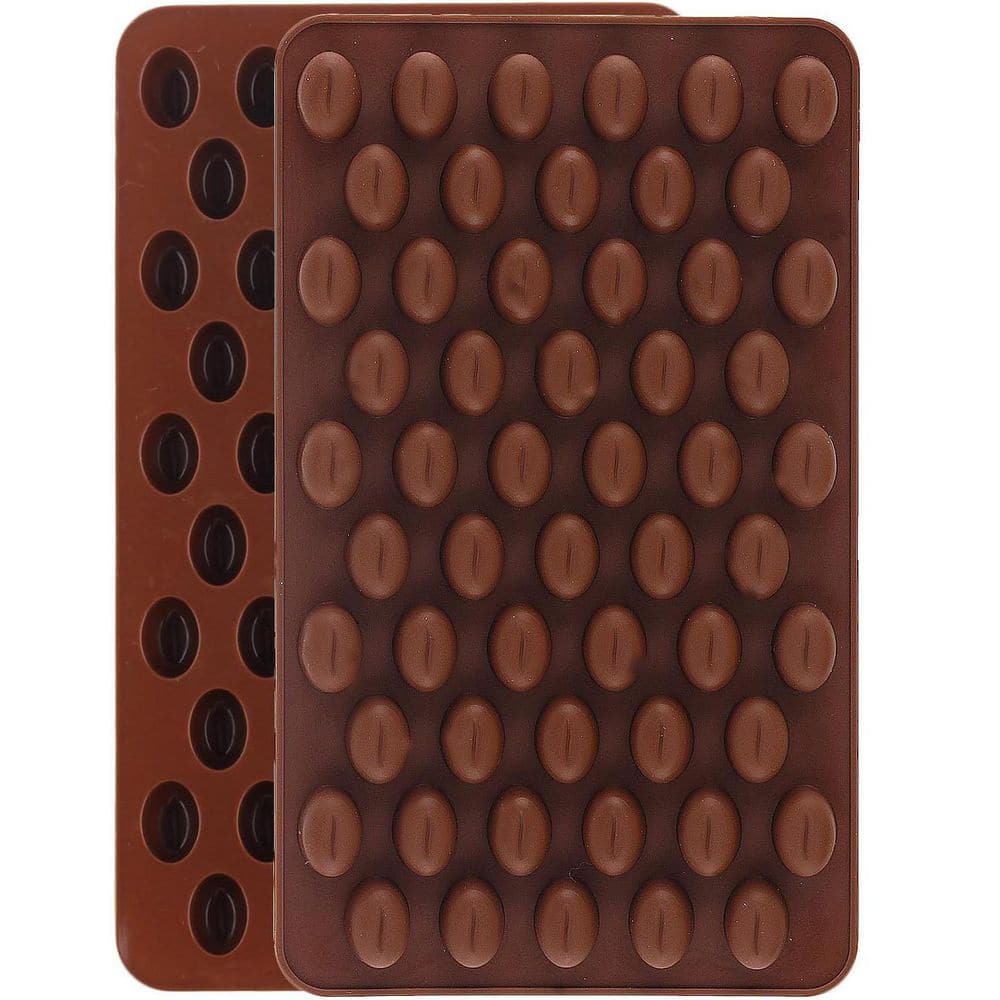 2-Piece Silicone Mini Coffee Bean Candy Mold Set Food Grade for Chocolate Jelly Ice Cube Cake Decoration price history on PriceWatchPro