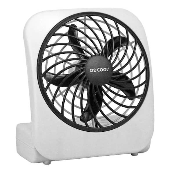 O2COOL 5 in. Battery Operated Portable Fan
