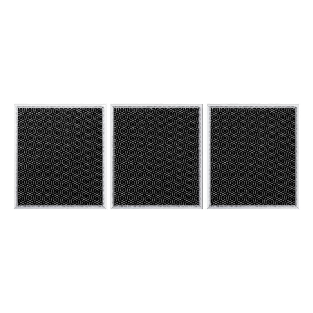 Samsung - Replacement Charcoal Filter Kit 3 Pack for 5 Series Range Hoods - Silver