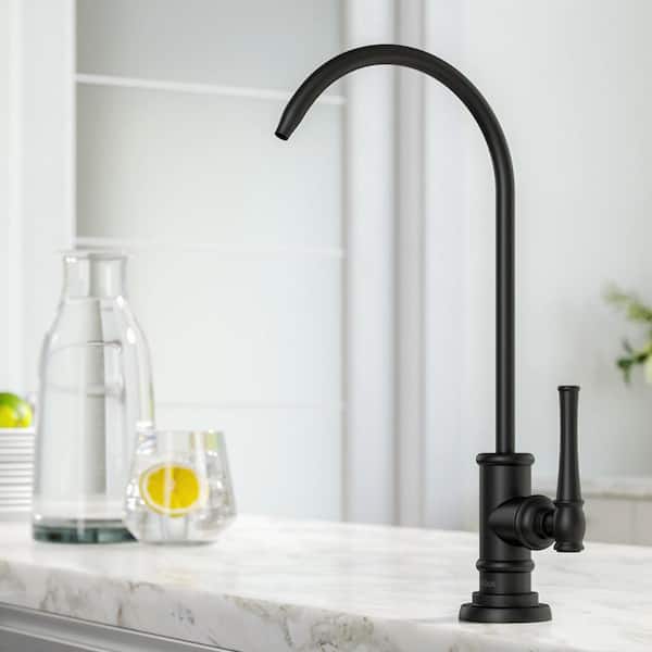 KRAUS Allyn Single-Handle Water Dispenser Faucet for Water Filtration System in Matte Black