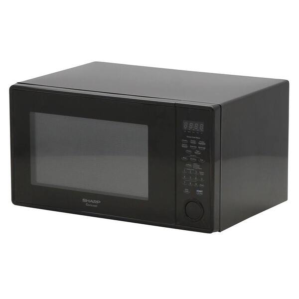Sharp 1.3 cu. ft. Countertop Microwave in Black with Sensor Cooking