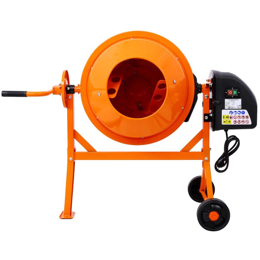 3 cu. ft. Portable Cement Mixer Electric Concrete Mixer with 110-Volt AC Motor for Mortar, Stucco and Fodder price history on PriceWatchPro