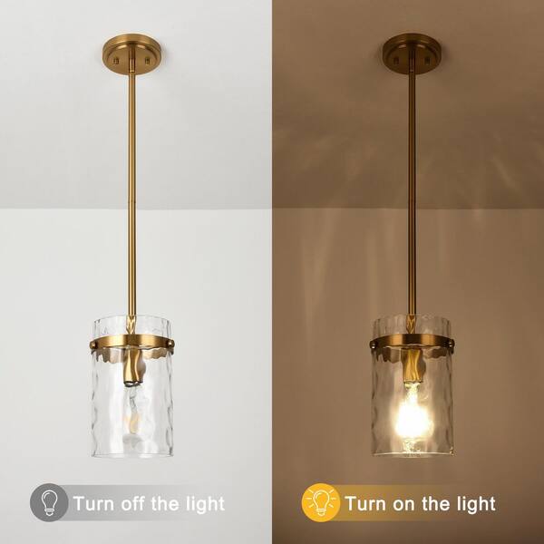 Henveton Jasslynn 60W Golden Modern Adjustable Pendant Light