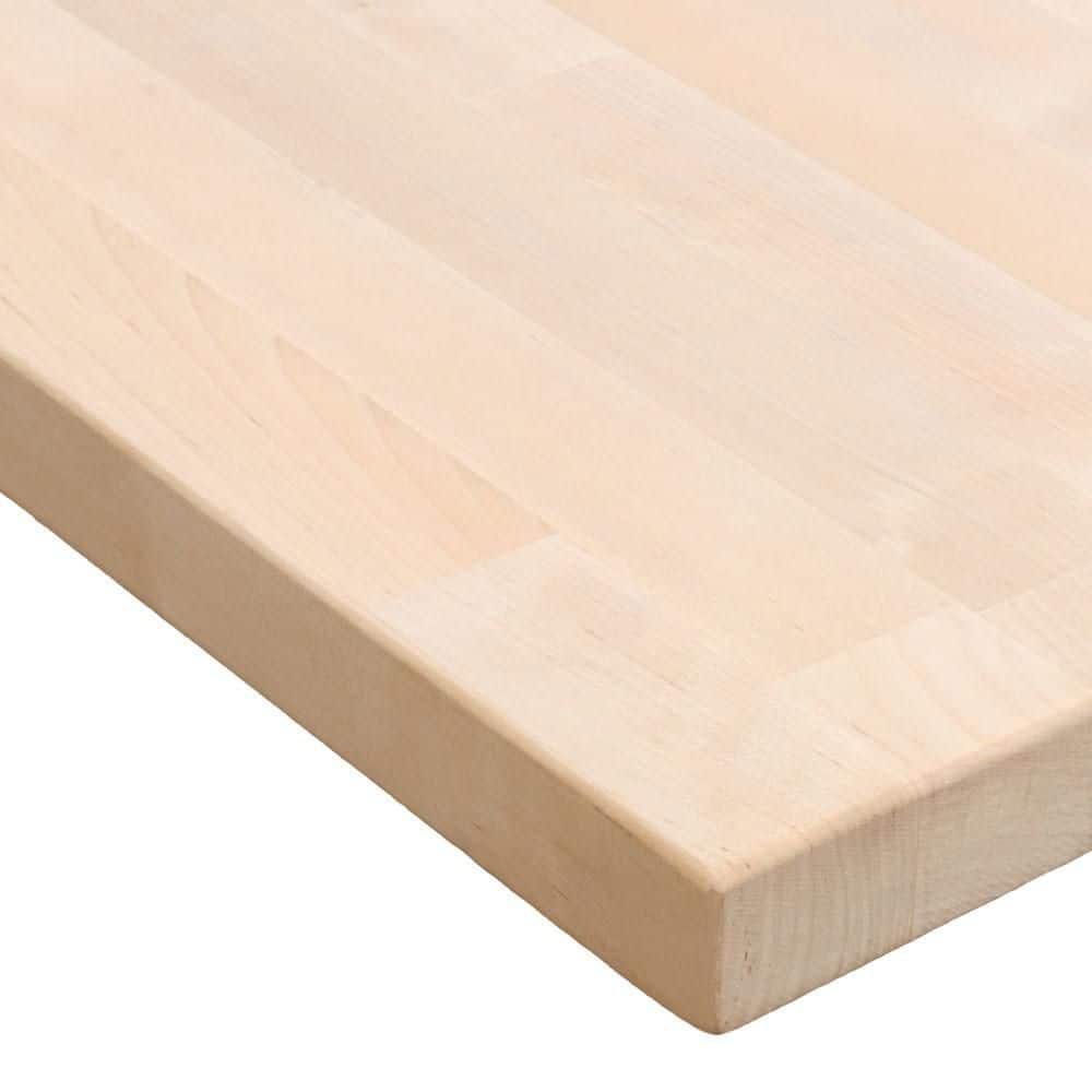 Unfinished Birch 36'' Butcher Block Island Countertop