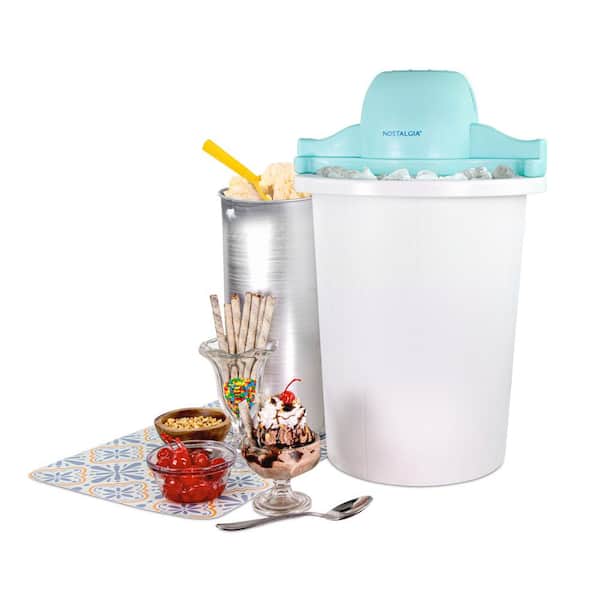 6 Qt. Blue Parlor Electric Ice Cream Maker