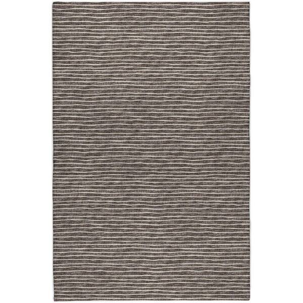 Dream Shag Premium Machine Washable Abstract ADS138 Chocolate 10 ft. x 14 ft. Area Rug