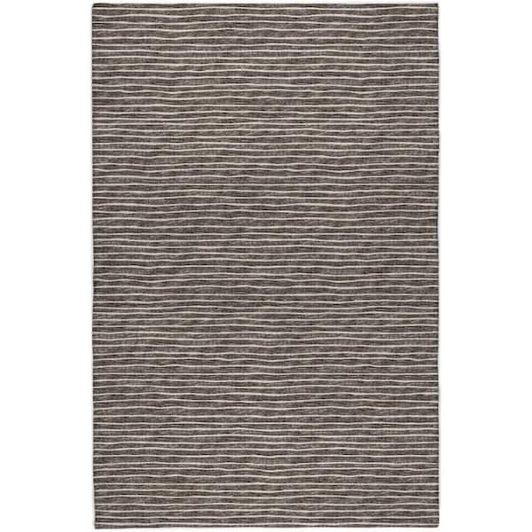 Dream Shag Premium Machine Washable Abstract ADS138 Chocolate 9 ft. x 12 ft. Area Rug