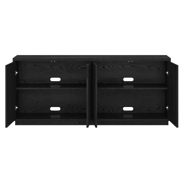 Meyer&Cross Alston Black Grain MDF 68 in. Buffet Table BF2173