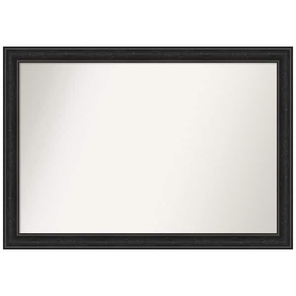 Amanti Art Shipwreck Black Narrow 40 in. W x 28 in. H Non-Beveled Bathroom Wall Mirror in Black