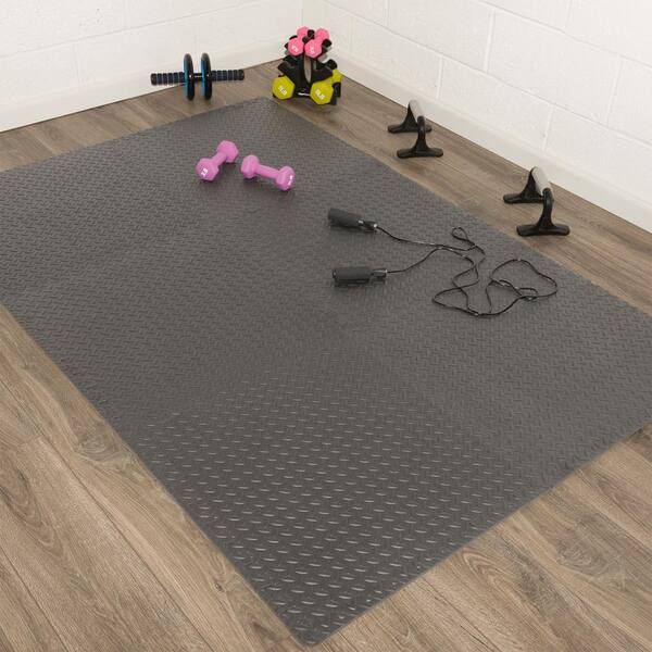 Pack of 6 Tiles Epic Fitness EVA Foam Interlocking Exercise Gym Floor Mat Tiles 1//2 Thick 24 Square Feet